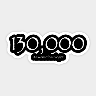 130000 - White Sticker